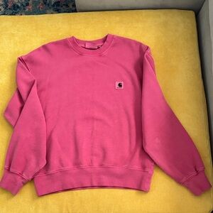 Carhartt Women’s Vibrant Pink Crewneck Sweatshirt